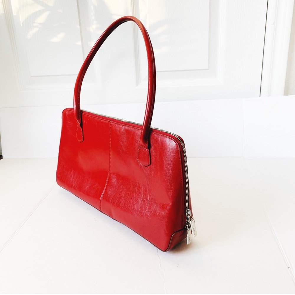 Hobo bright red women purse bag